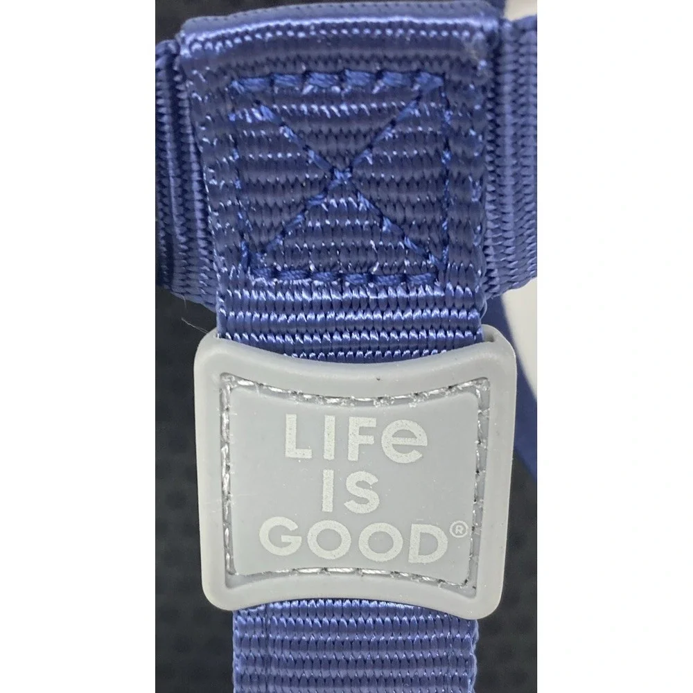 Life‎ is Good Beach Tropical Palm Trees Dog Harness LARGE  40- 100 lbs NEW 🌴